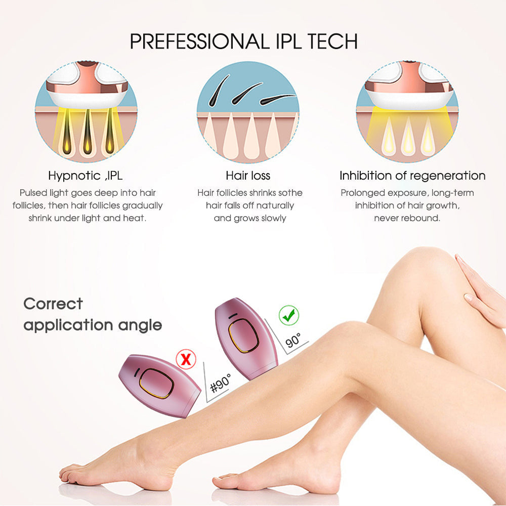 Rechargeable IPL Hair Removal Device