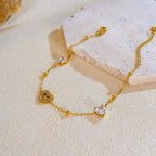 Gold Heart Bracelet