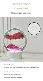 Flowing Sand Art LED Lamp