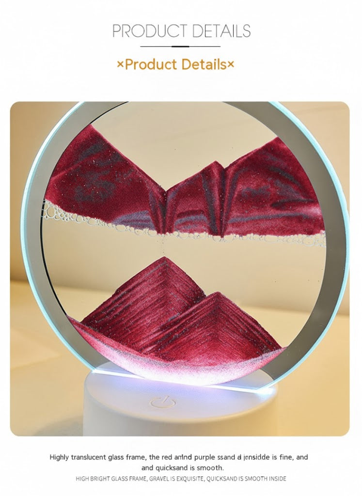 Flowing Sand Art LED Lamp