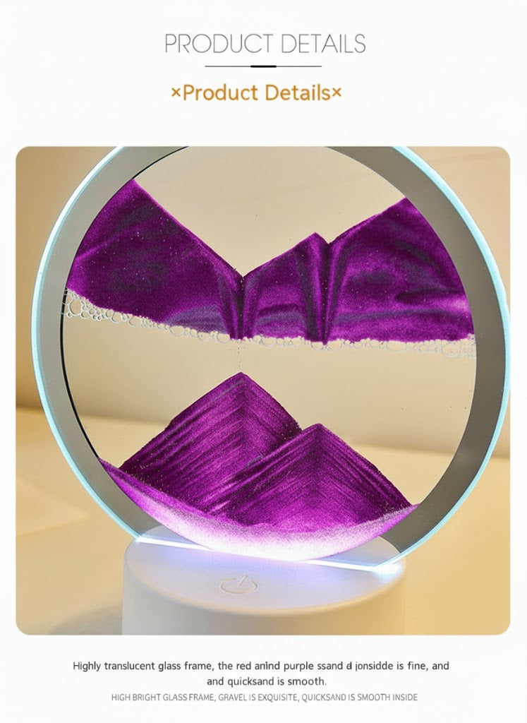Flowing Sand Art LED Lamp