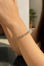 Adjustable Cubic Zirconia Bracelet