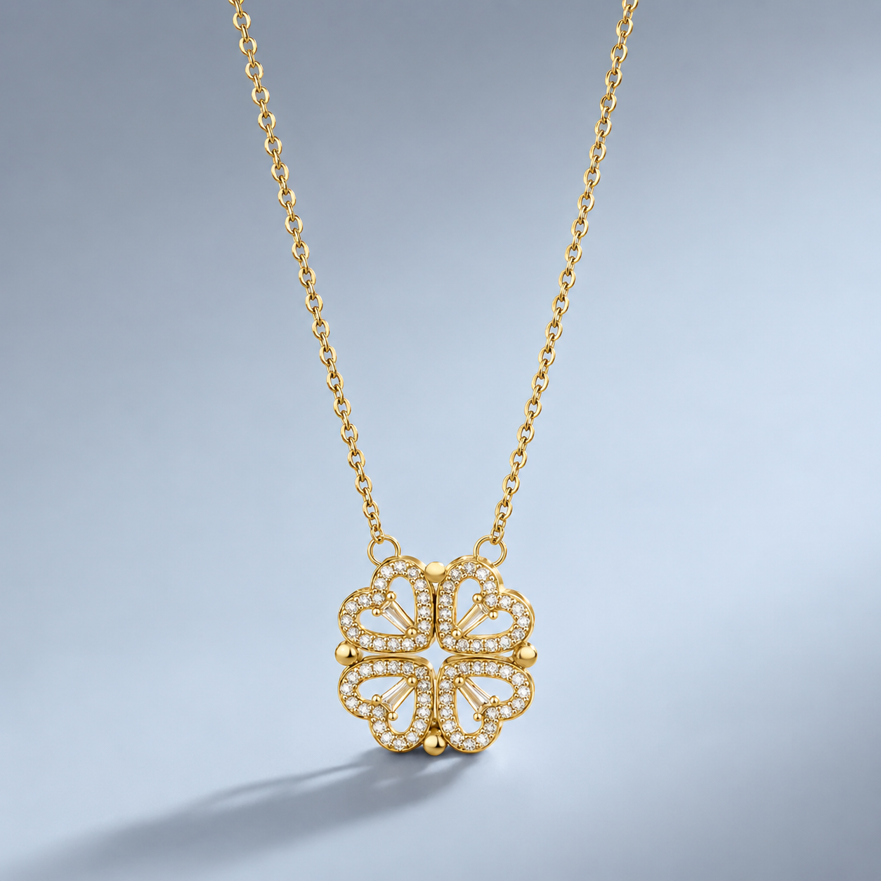 Four-Leaf Clover Necklace