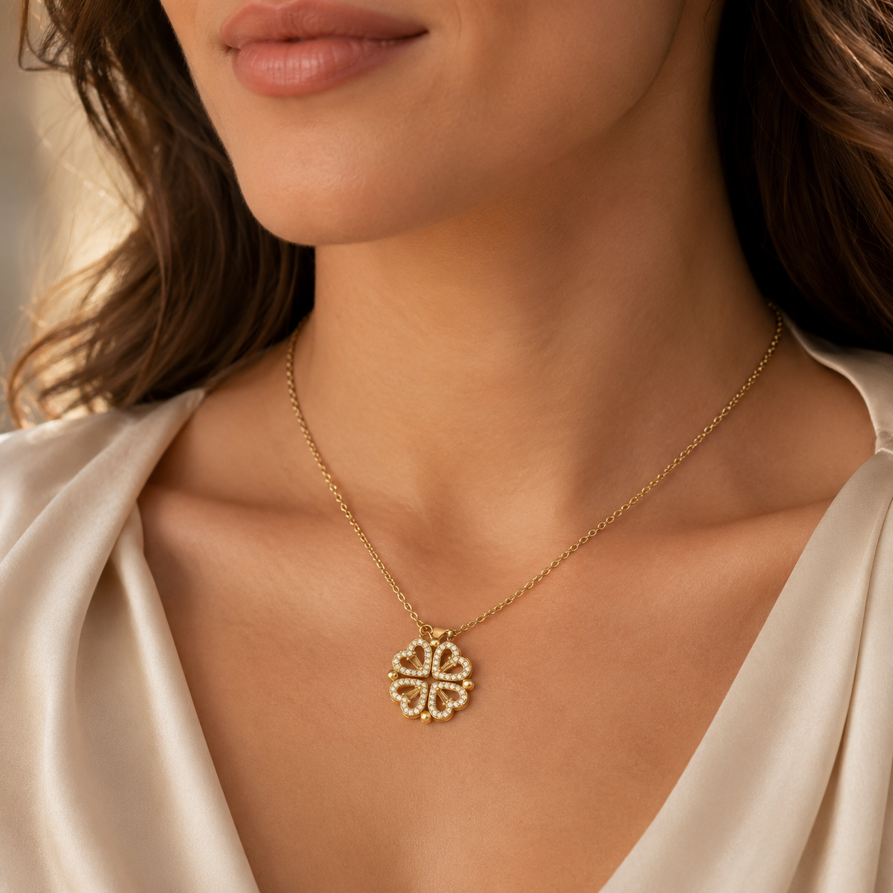 Four-Leaf Clover Necklace