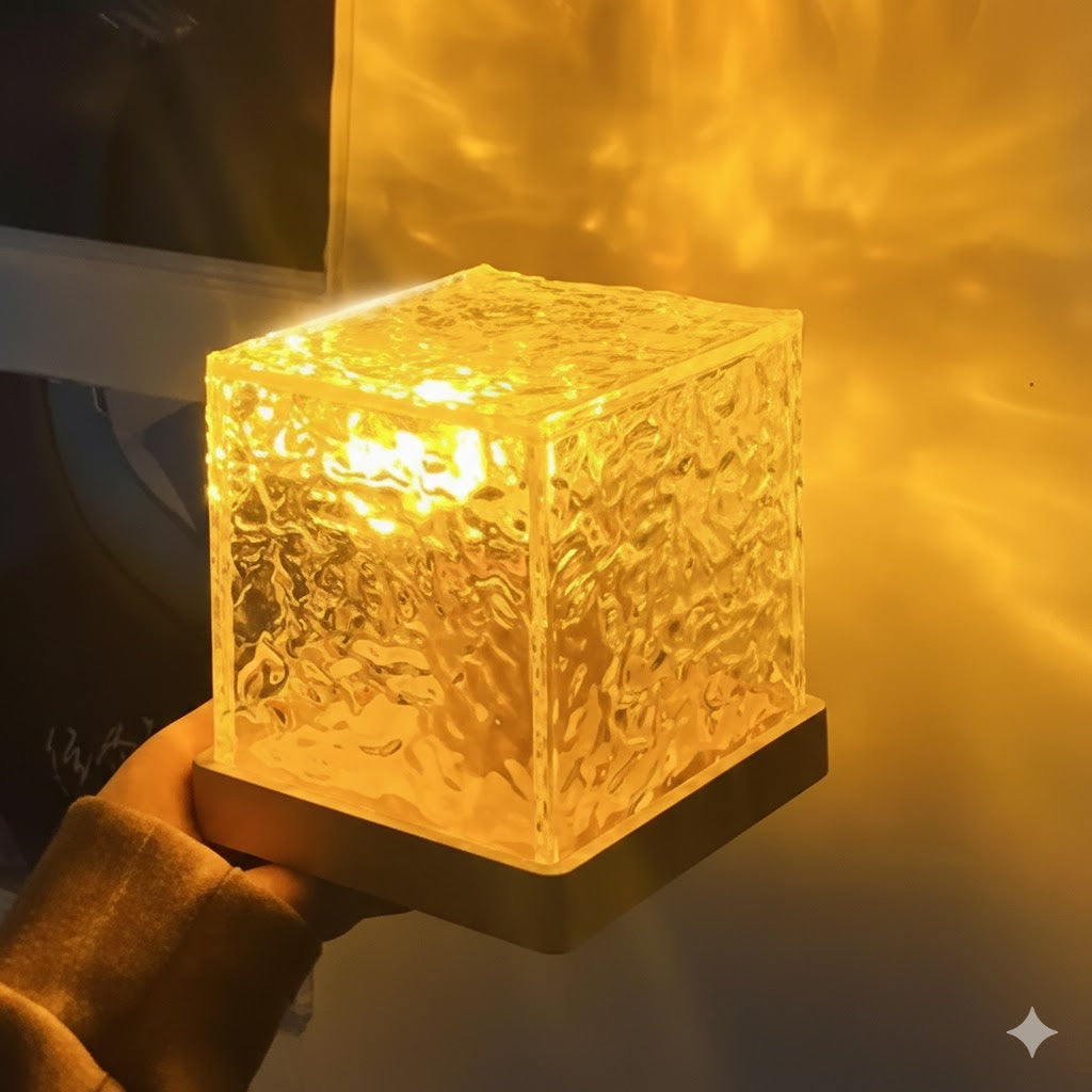 RGB Crystal Cube Night Lamp