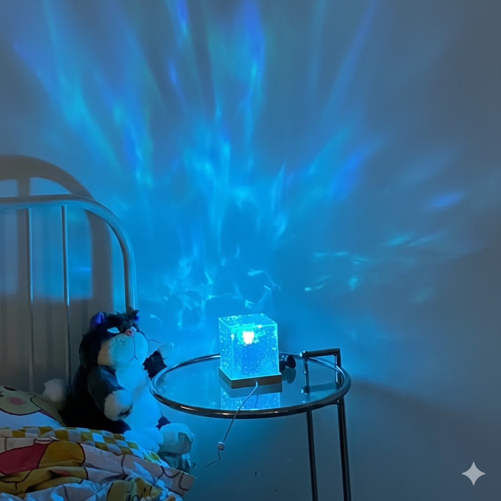 RGB Crystal Cube Night Lamp