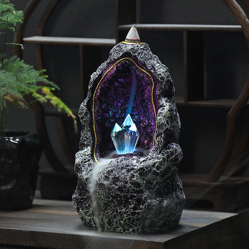 Crystal Cave Backflow Incense Burner