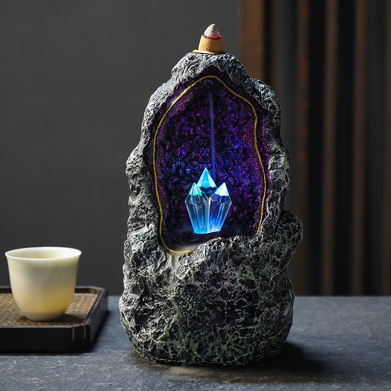 Crystal Cave Backflow Incense Burner