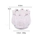 Glass Tulip Candle Holder