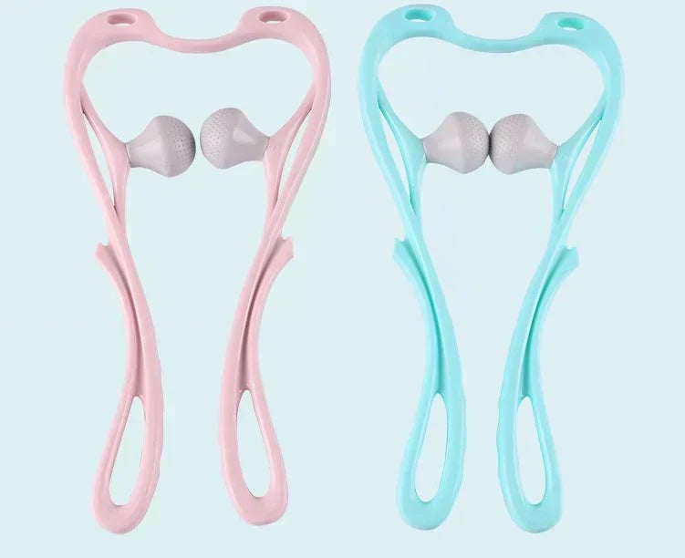 Manual Double-Ball Neck Massager