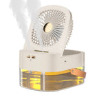 2-in-1 Humidifying Desk Fan