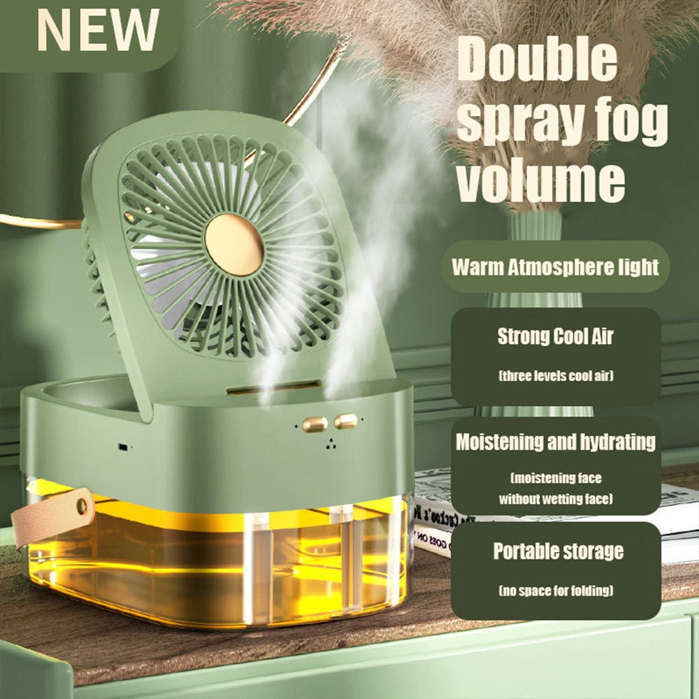 2-in-1 Humidifying Desk Fan