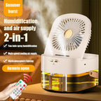 2-in-1 Humidifying Desk Fan