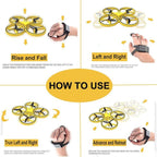 Gesture-Sensing Flying Saucer Toy