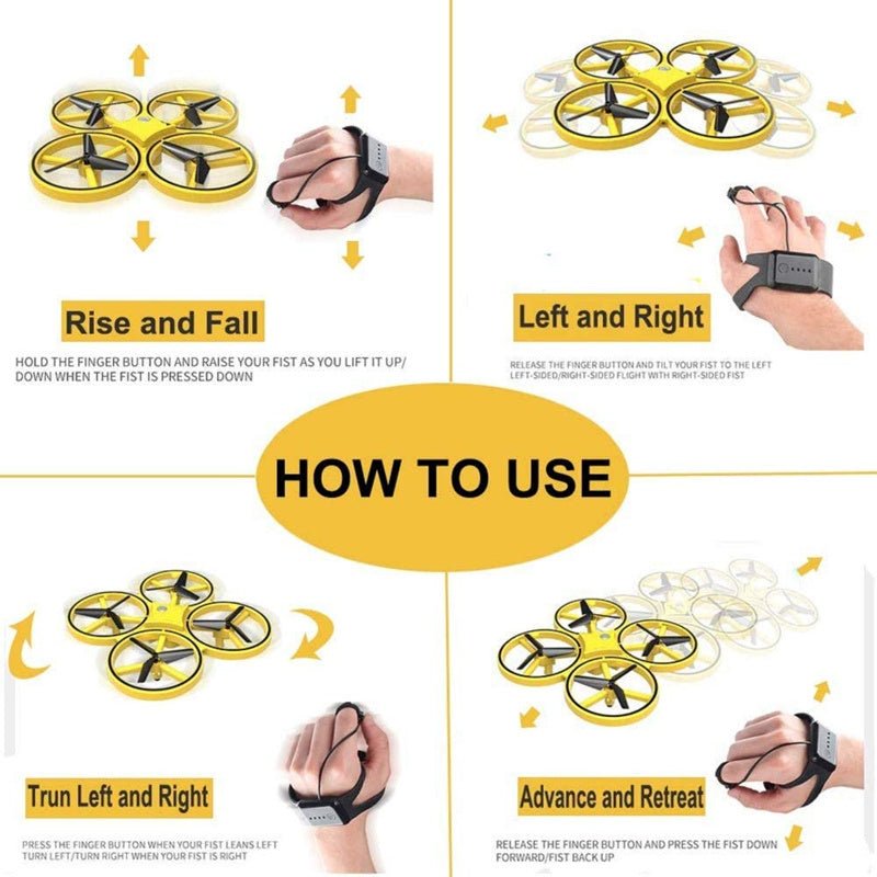 Gesture-Sensing Flying Saucer Toy