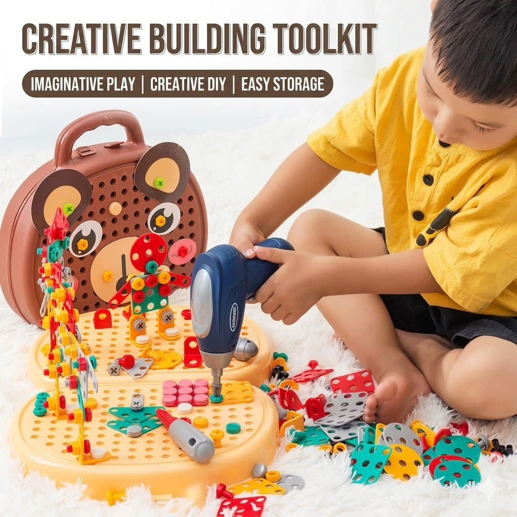 Kids STEM Drill & Build Set