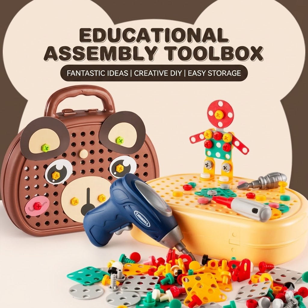 Kids STEM Drill & Build Set