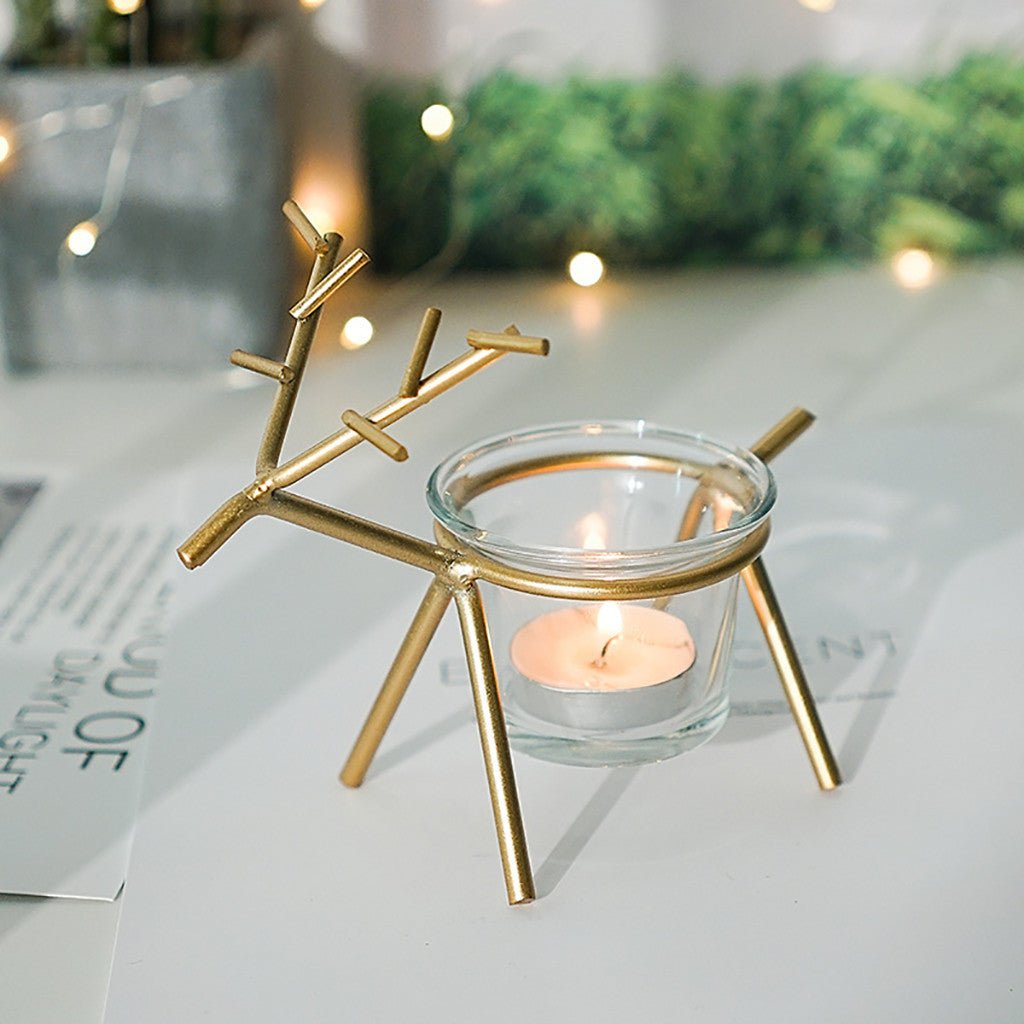 Wrought Iron Candle Holder