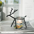 Wrought Iron Candle Holder